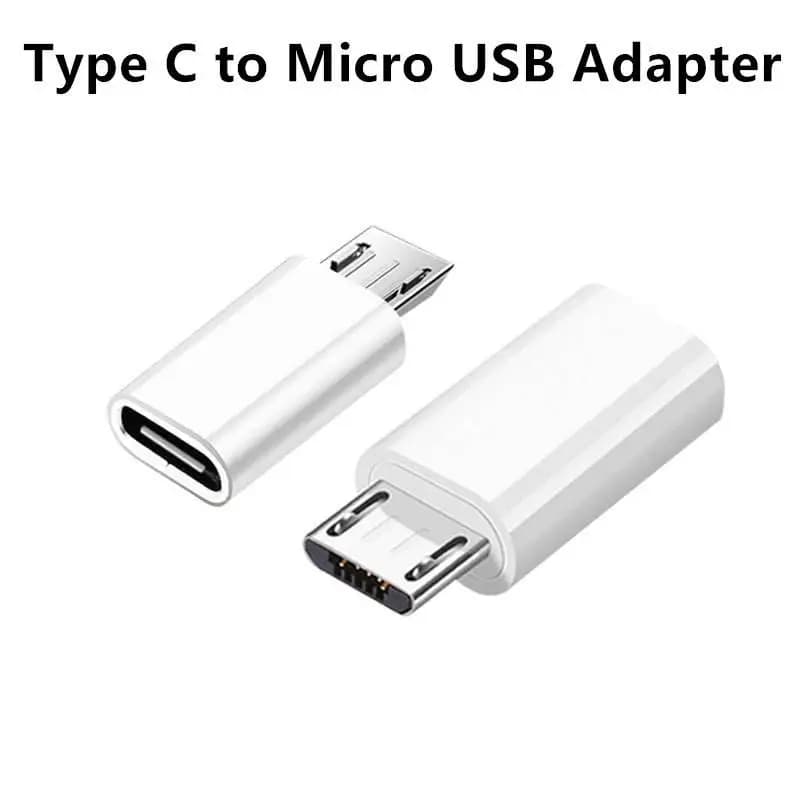5 Watt Fast Type-C To Micro-USB Data Adapter Converter High Quality Plastic Frame . Free TKG sticker